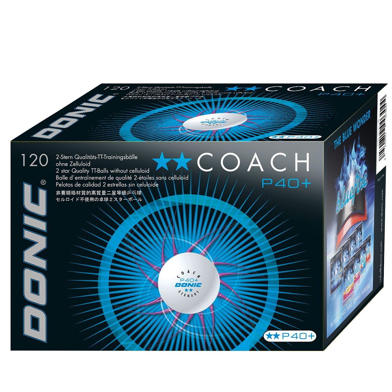 DONIC Coach P40+ 2* белый 120 Оборудование для фитнеса