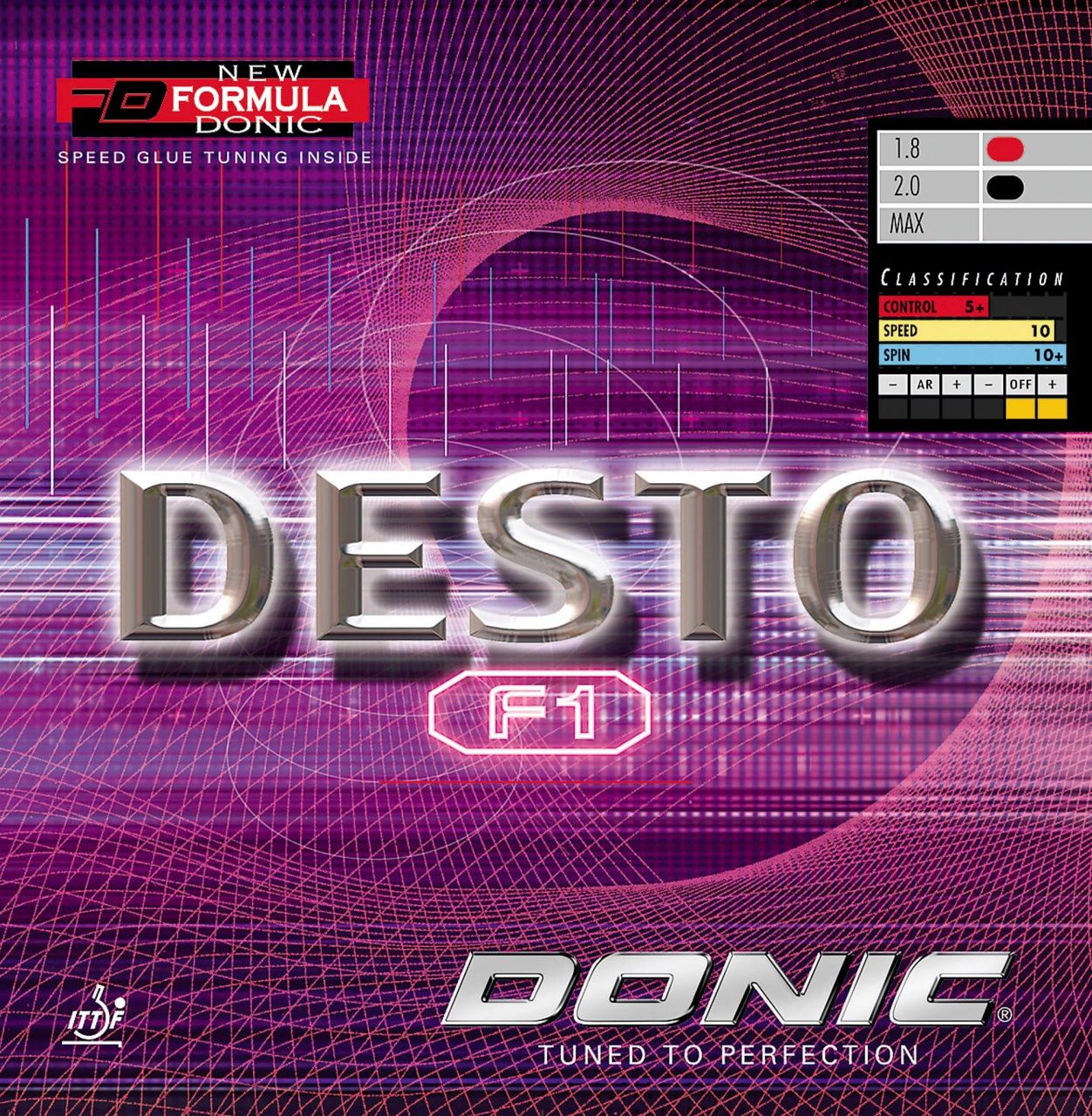 Накладка защитная DONIC Desto F1 (000221) Мебельный крепеж